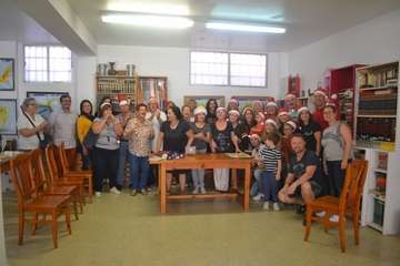  La Garita agradece al arqueólogo Abel Galindo los trabajos en el yacimiento de Los Melones (Foto Inma Perera)